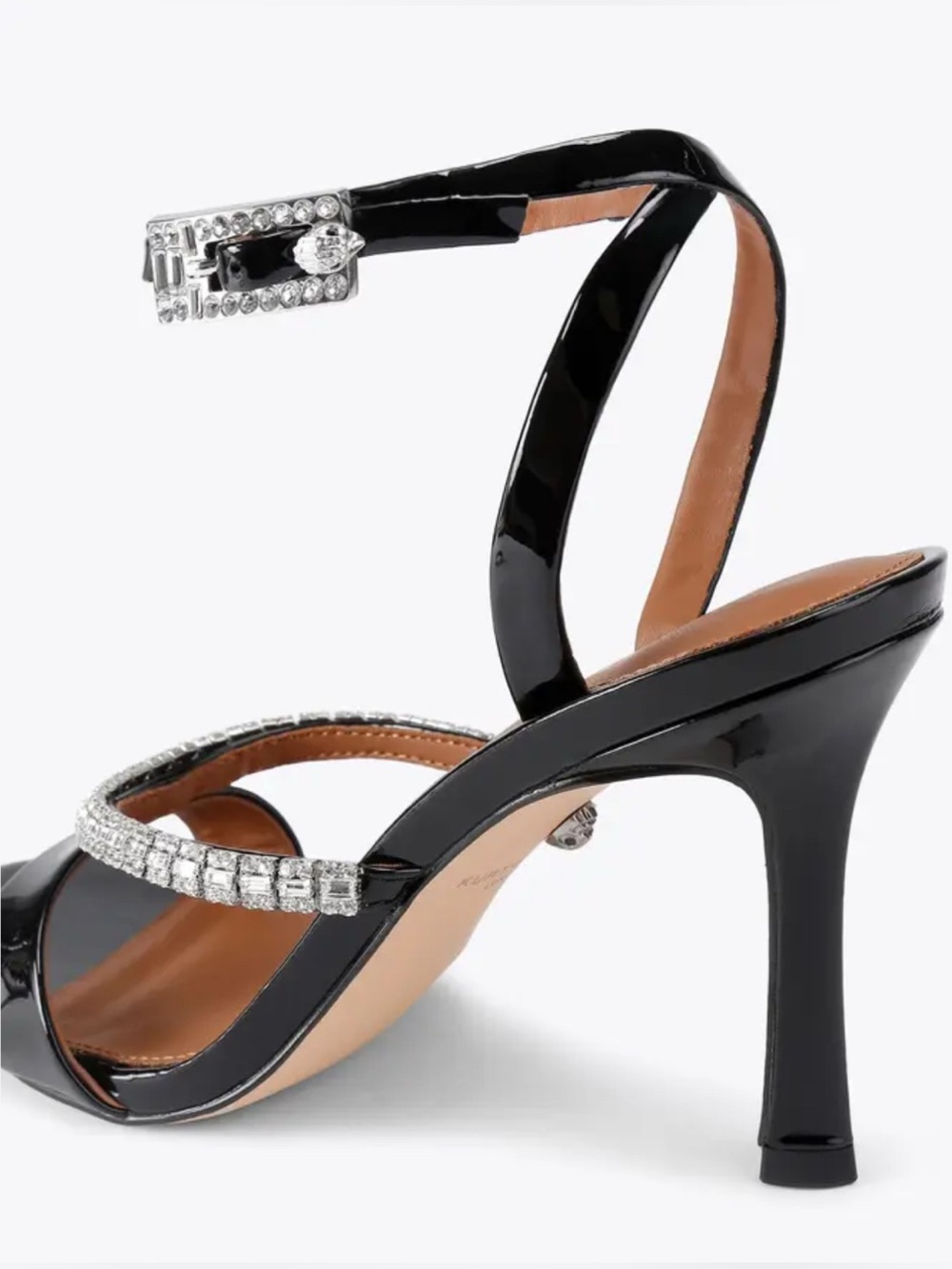 NIB Kurt Geiger Crystal Strap Sandals Heels $235 size 40/9 - Picture 4 of 5